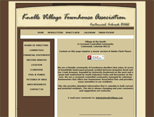 Tablet Screenshot of knollsvillage.com